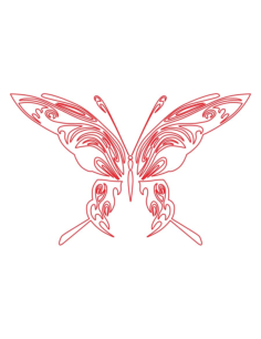 Tribal Butterfly Vector Art Design Kids Kids Coloring Pages Pdf, Free Vectors File